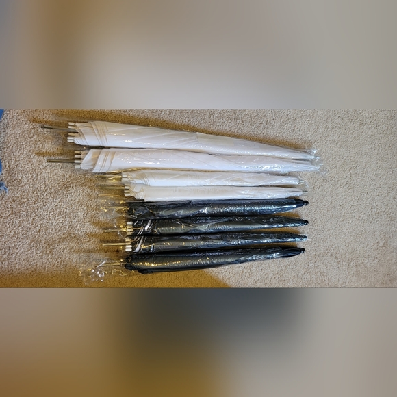 Cowboy Studio Lighting Kit 2 adjustable tripods 80" tall,  8 umbrellas & carryin - Picture 10 of 13